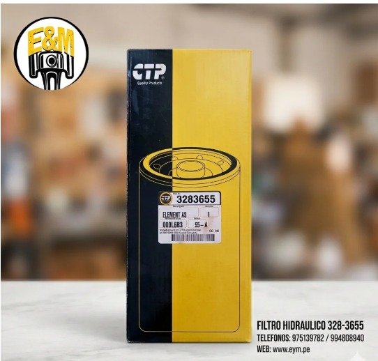 328-3655 FILTRO DE ACEITE HIDRAULICO PARA TRANSMISION CTP