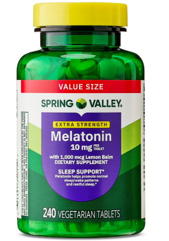 MELATONINA DE 10MG DE 240 CAPSULAS SPRING VALLEY