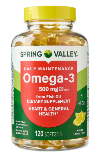 OMEGA 3 500MG DE 120CAP SPRING VALLEY
