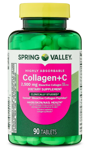 Colágeno 2,500 mg, 90 Unidades Spring Valley