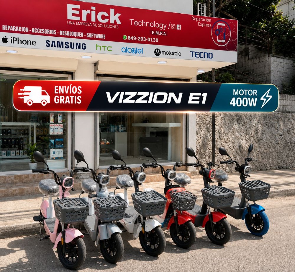 BICICLETA ELETRICA VIZZION E1 400W