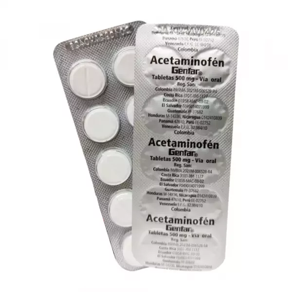 acetaminofén 500g x 10 und (50)