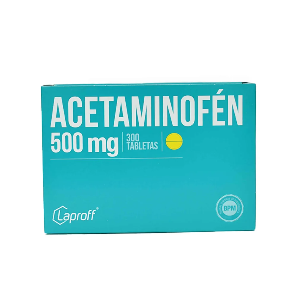 Acetaminofén 500g x 300und (497)