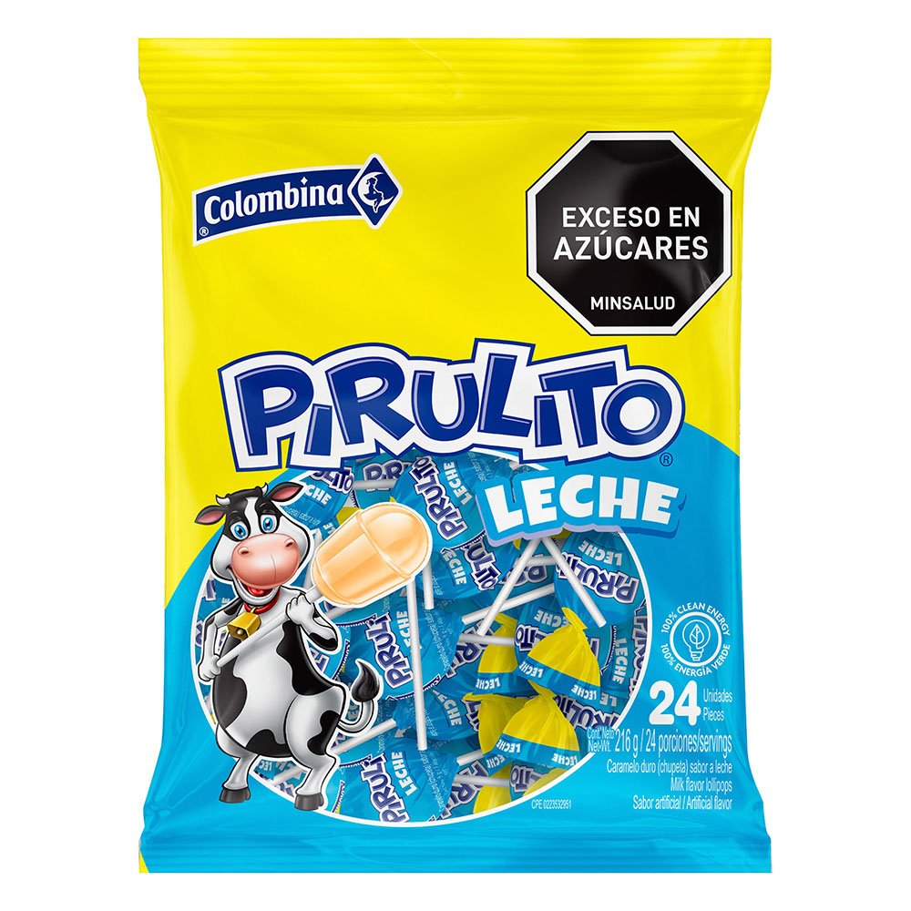 Pirulito leche x 24 (175)