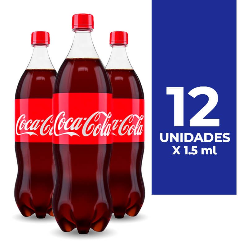 coca cola x 12 1.5 litros
