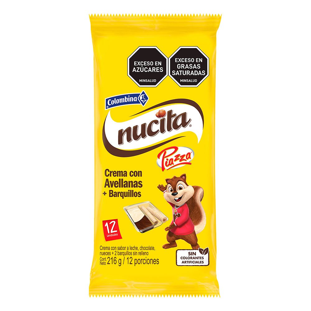 Nucita barquillo x 12 (859)