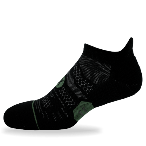 Medias Taloneras Maraton Verde Musgo