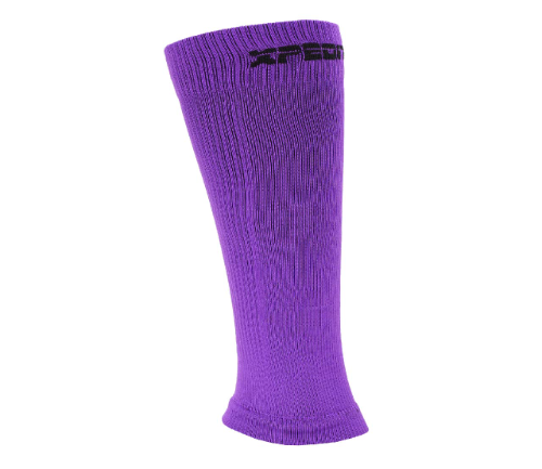 Pantorrilleras de compresión morada