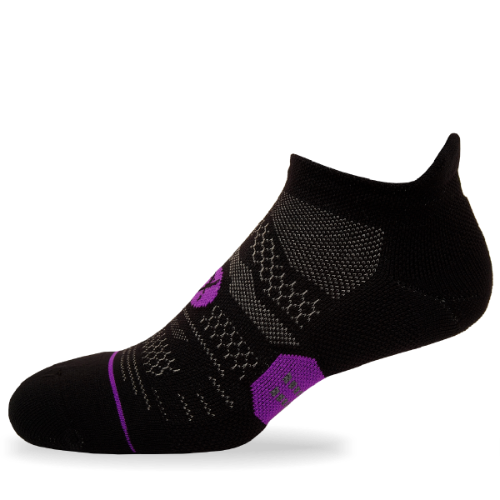Medias Talonera Maratón Morada