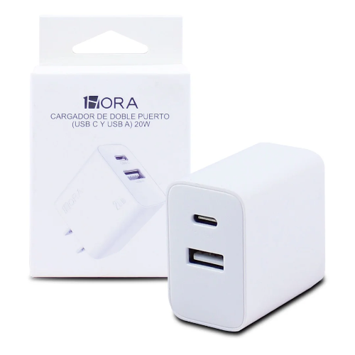 cargador Gan  20w  2 puertos
