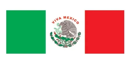 bandera mexicana mediana