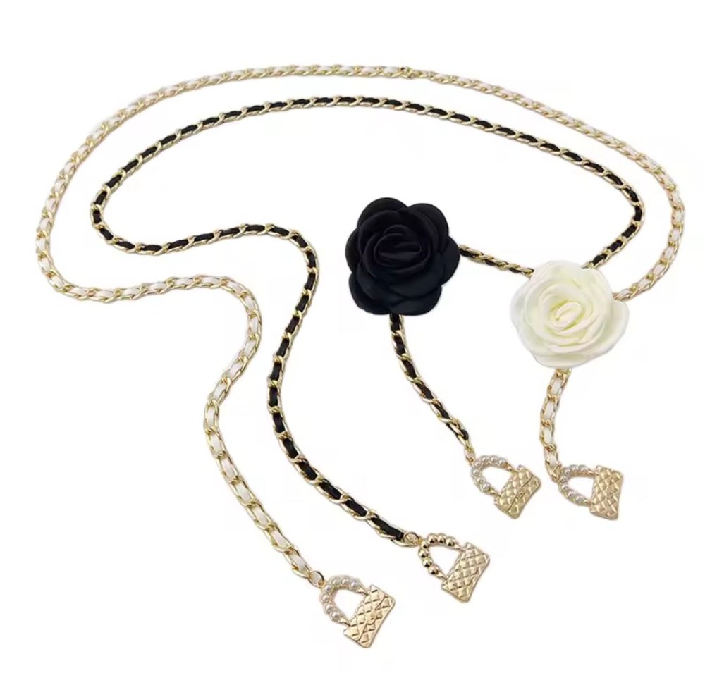 Faja metalica con Rosa 2 colores