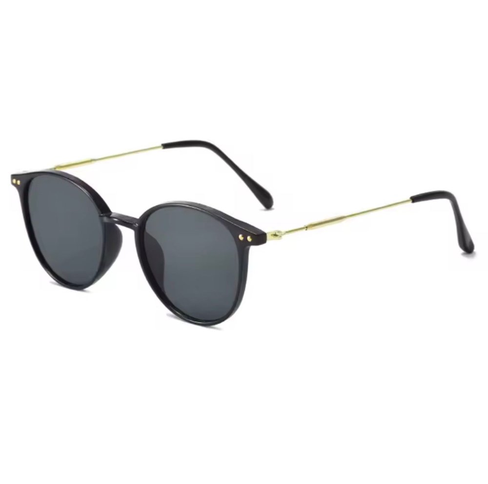 Lentes de sol circulares asa plastica 3 colores