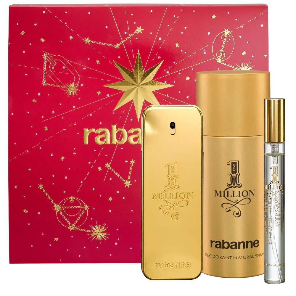PACO RABANNE One Million set 3pcs 3.4oz EDT