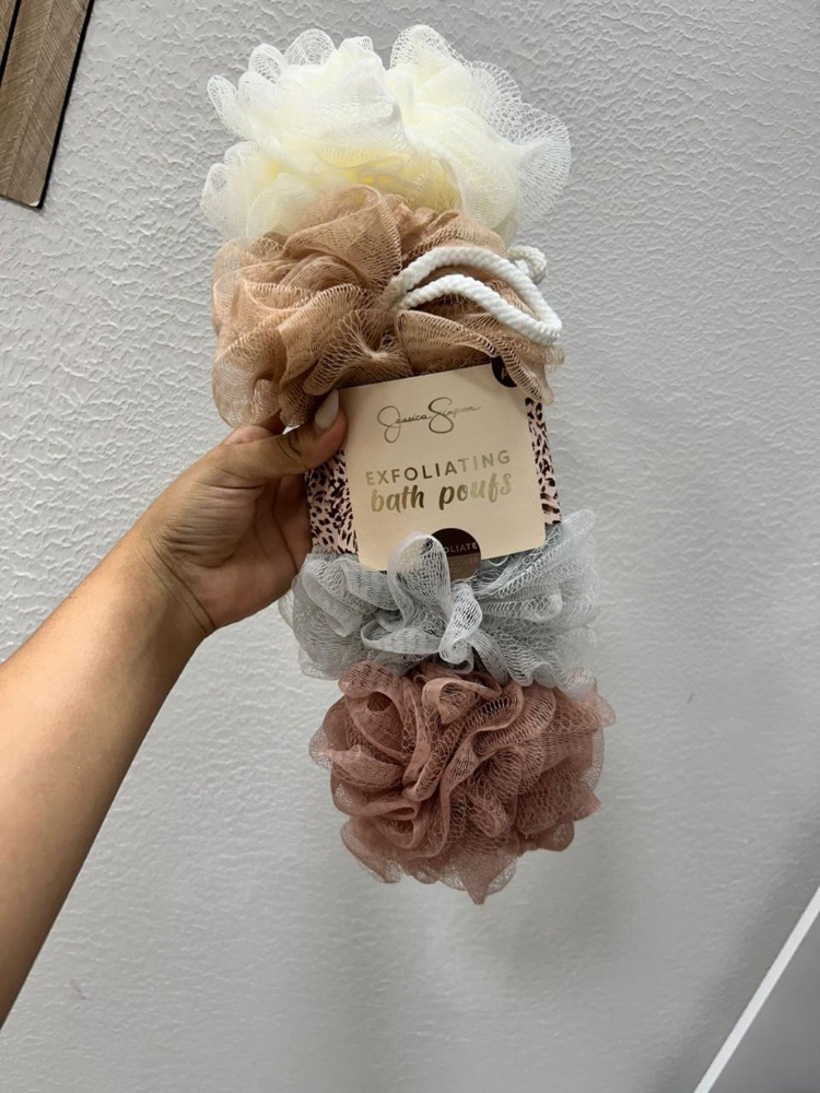 Set de 4 esponjas para baño Jessica Simpson