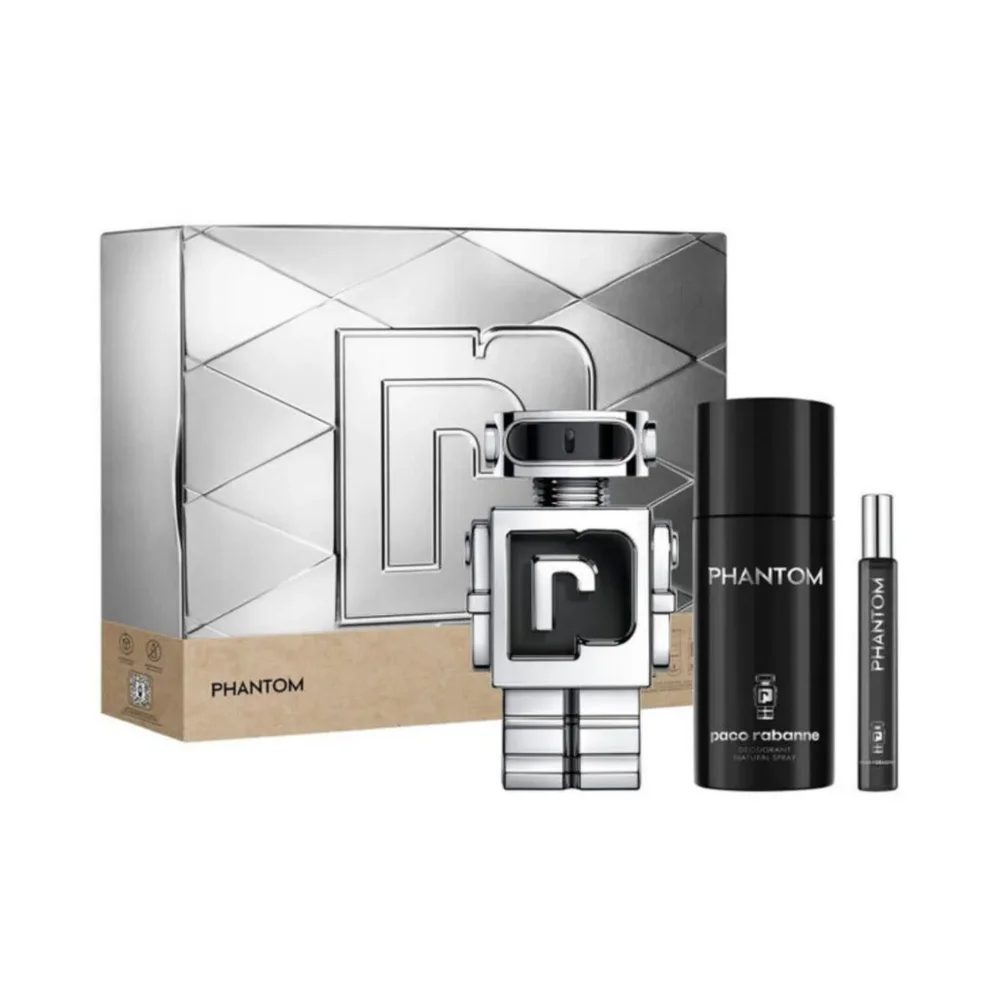 PACO RABANNE Phantom Set 3pcs 3.4 oz EDT