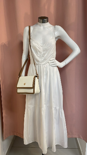 Vestido midi blanco de tirantes ON 34TH talla M