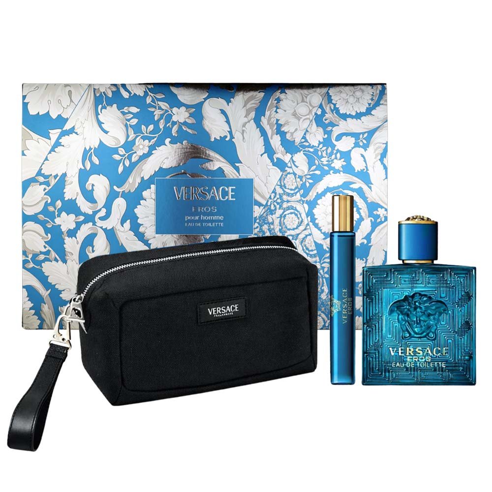VERSACE Eros Set 3pcs 3.4oz EDP