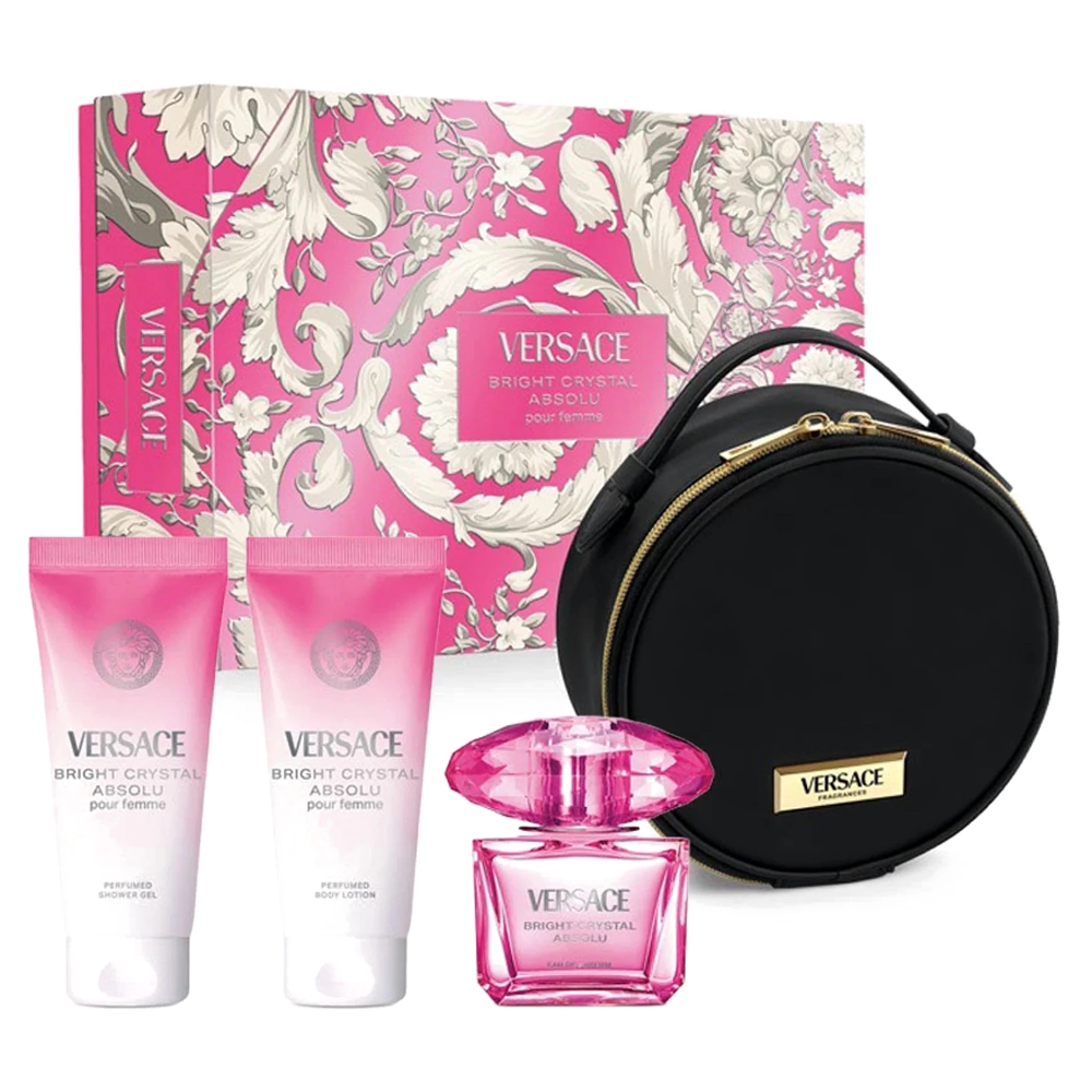 VERSACE Bright Crystal SET 4pcs 3.0 oz ED