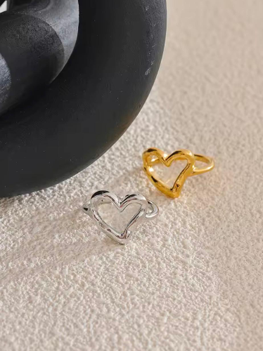 Anillo ajustable DP corazon