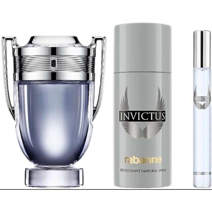 PACO RABANNE Invictus set 3pcs 3.4oz EDT