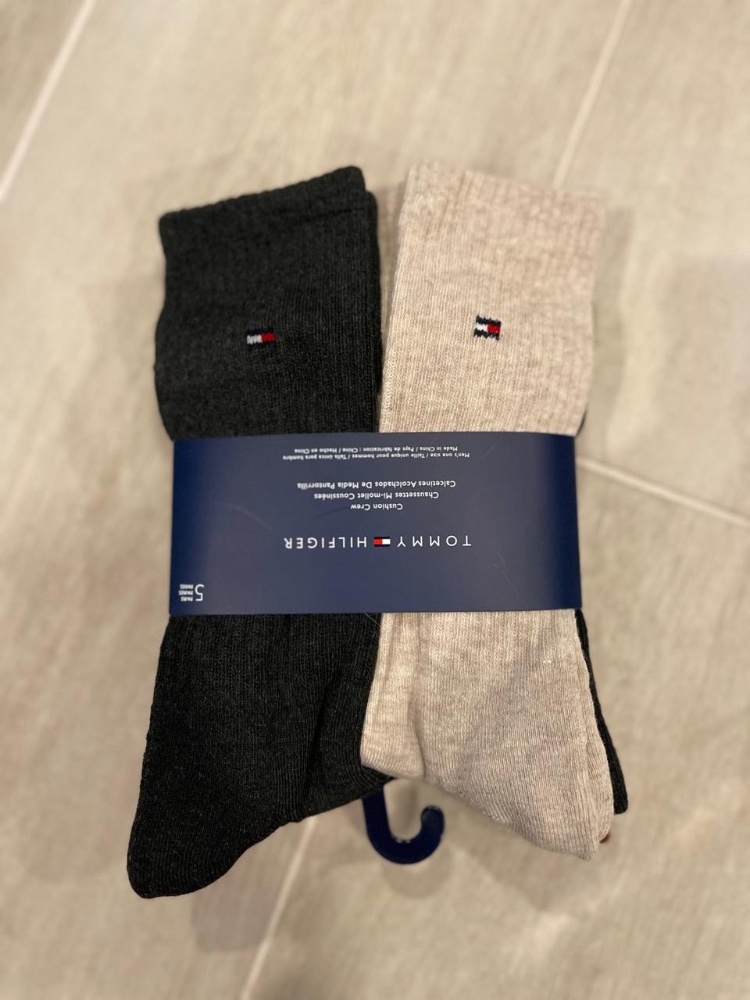 Paquete 5 pares de Calcetas para Hombre altos varios colores TOMMY H