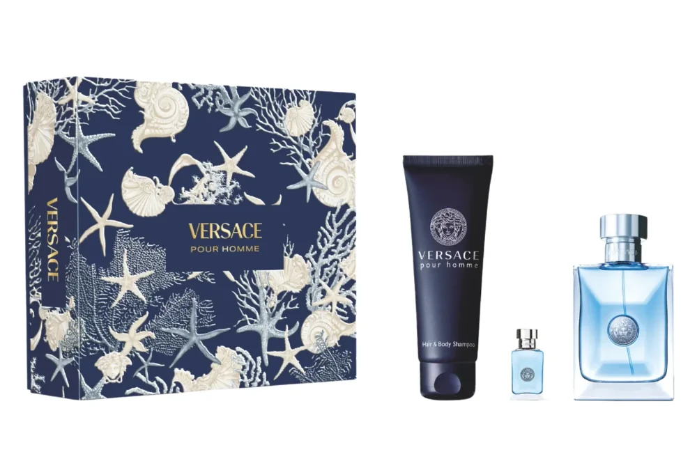 VERSACE Homme Set 3pcs 3.4oz EDT