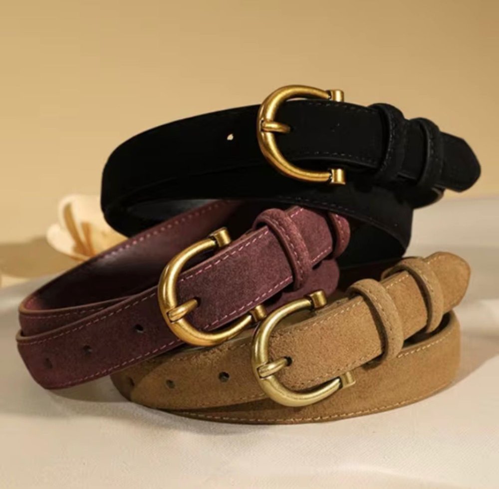 Faja de terciopelo pin dorado 3 colores
