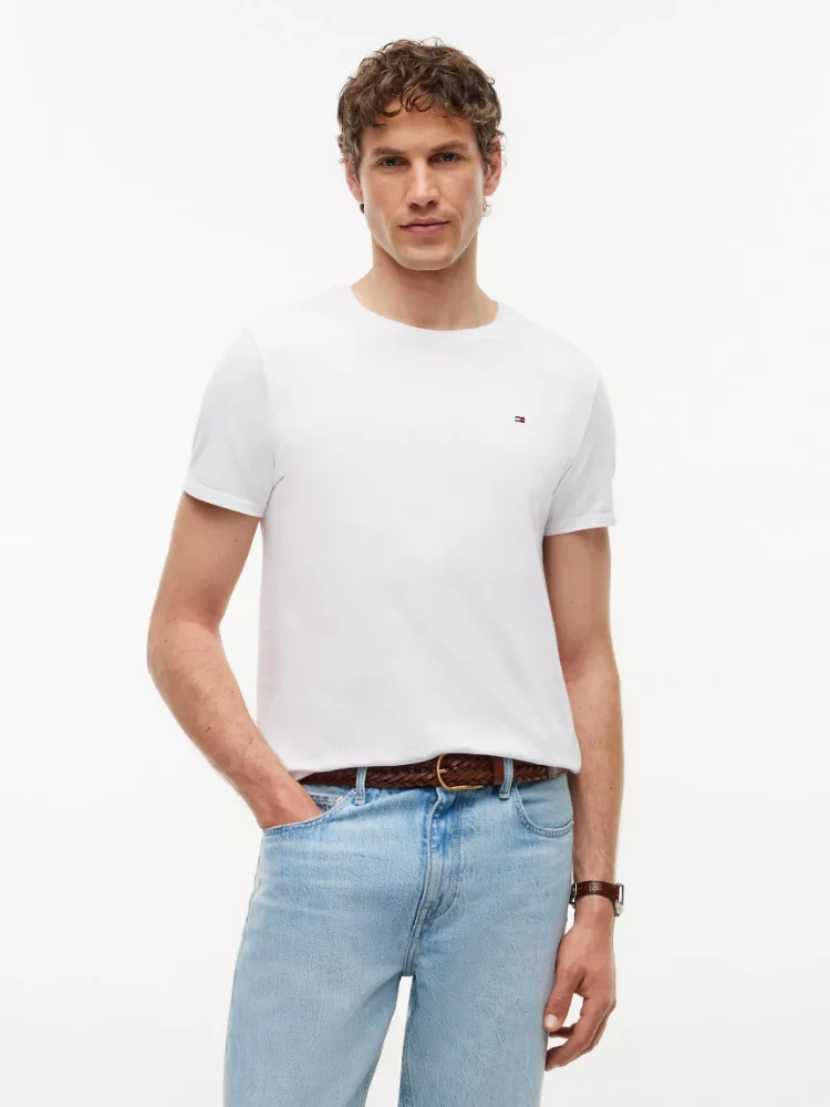 Camiseta Básica Tommy Hilfiger blanca