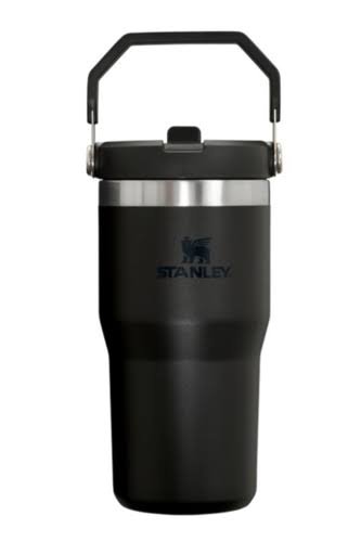 Botella Stanley Flip Straw 20 oz negra