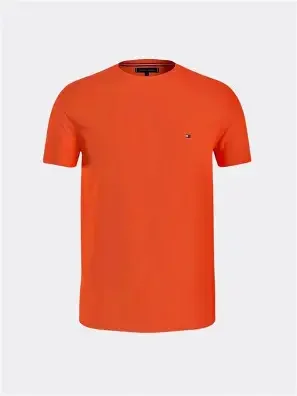 Camiseta Básica Tommy Hilfiger naranja