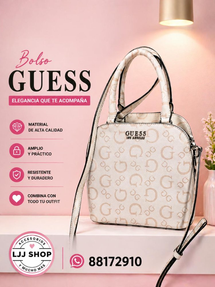 Bolso beige Guess