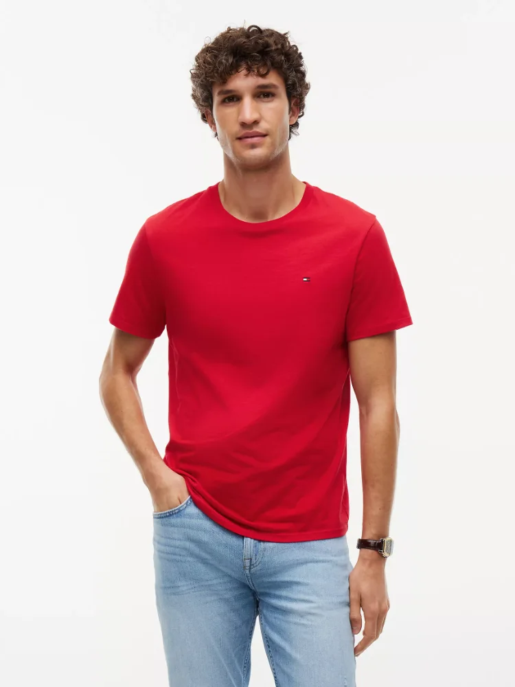 Camiseta básica Tommy Hilfiger Roja