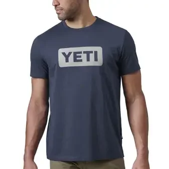 Camiseta Yeti clasic logo navy