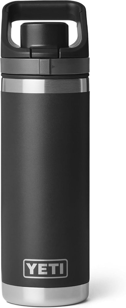 Botella YETI 18 oz Negra cierre de seguridad.