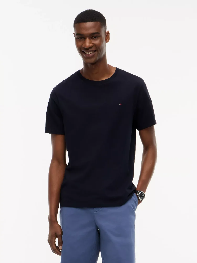 Camiseta Básica Tommy Hilfiger Navy
