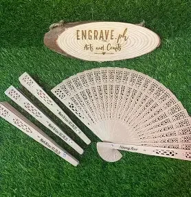 Abanico de Madera Personalizado
