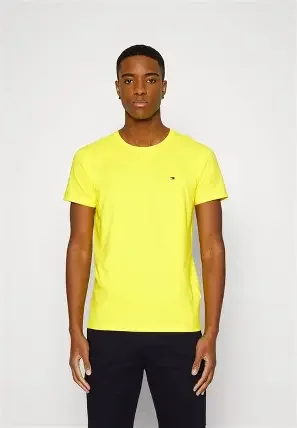 Camiseta básica Tommy Hilfiger amarillo 2