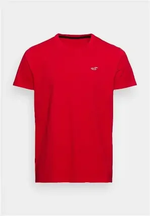 Camiseta Básica Hollister roja