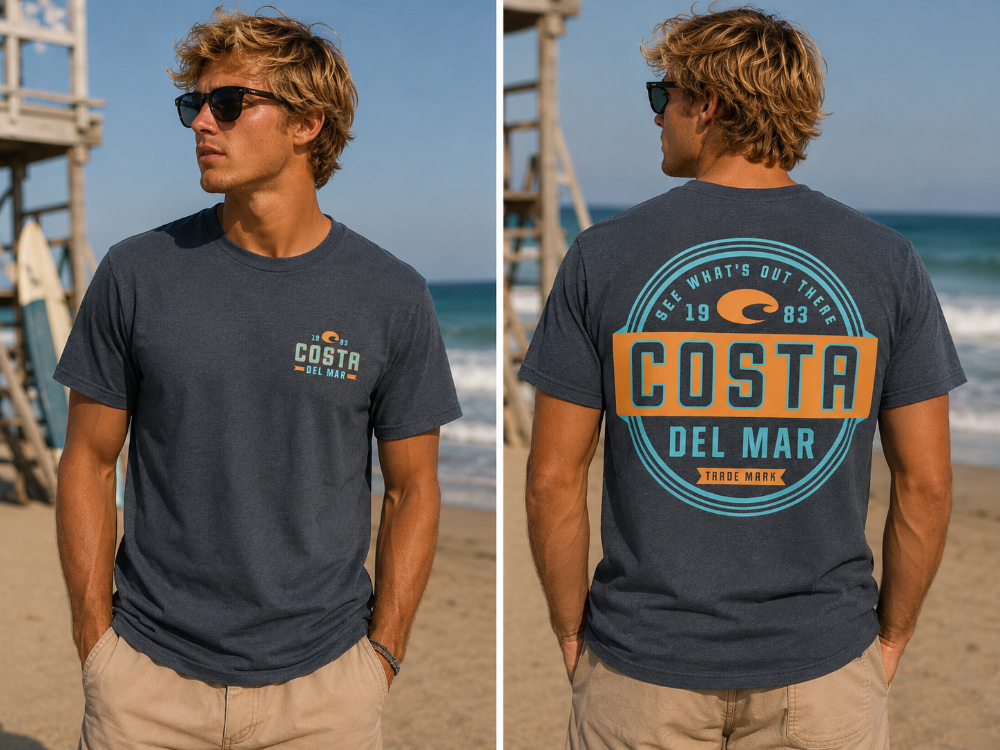 Camiseta Costa del mar navy