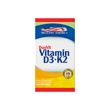 DUOVIT. VITAMINA D + K2 X100 HEALTY AMERICA