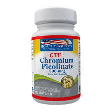 CHROMIUM PICOLINATE 200 MG X 100 TABLETAS  HEALTHY AMERICA
