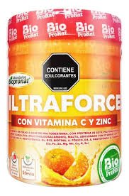 VITAMINA C Y ZINC (ILTRAFORCE)POLVO EFERVECENTE SABOR NARANJA X 500GR BIOPRONAT