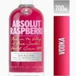 Vod Absol Raspb 700ml
