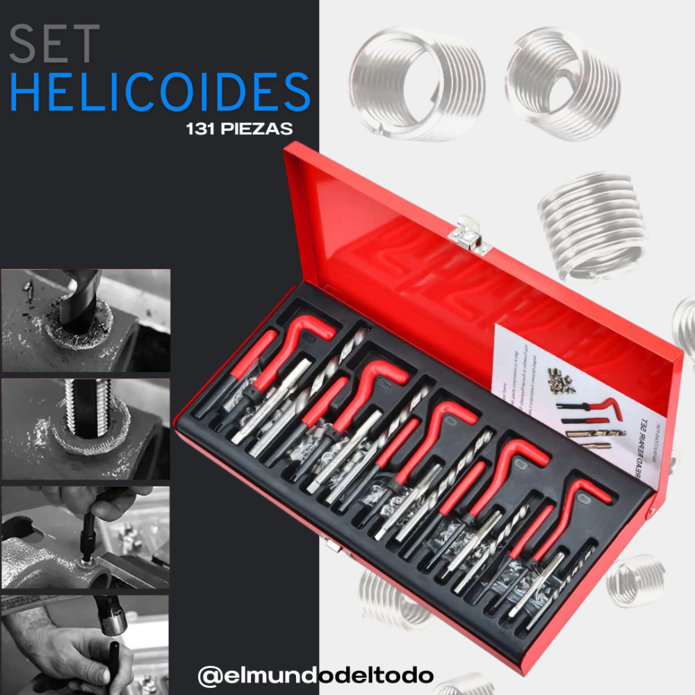 Kit de helicoil de 131pcs