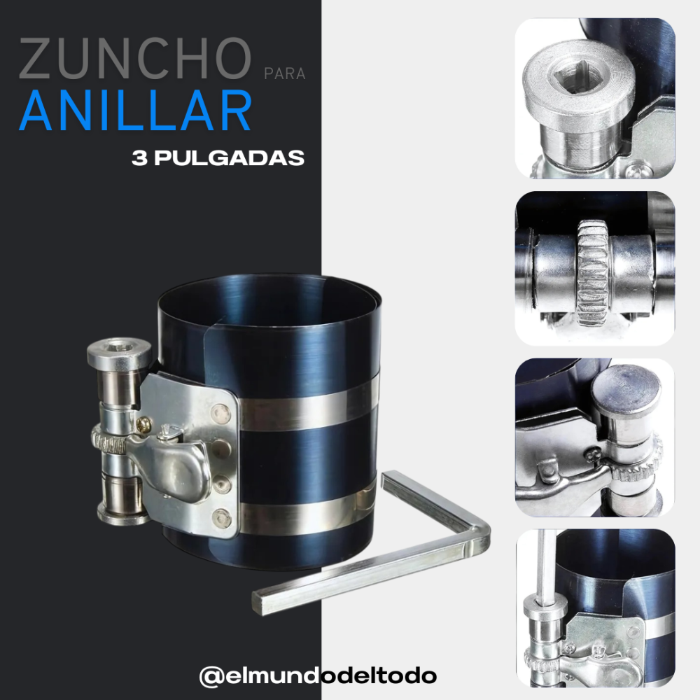 Zuncho para anillos 3"