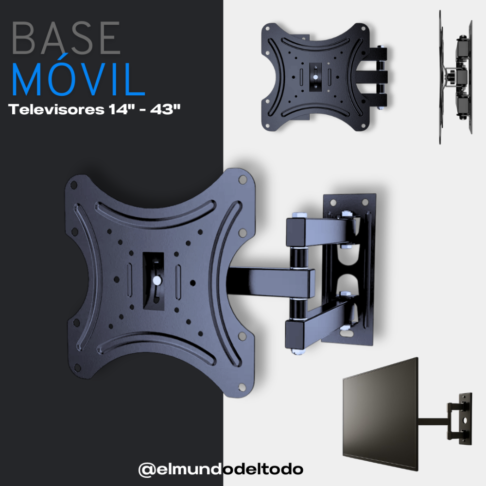 Base móvil para TV  (14" - 43")