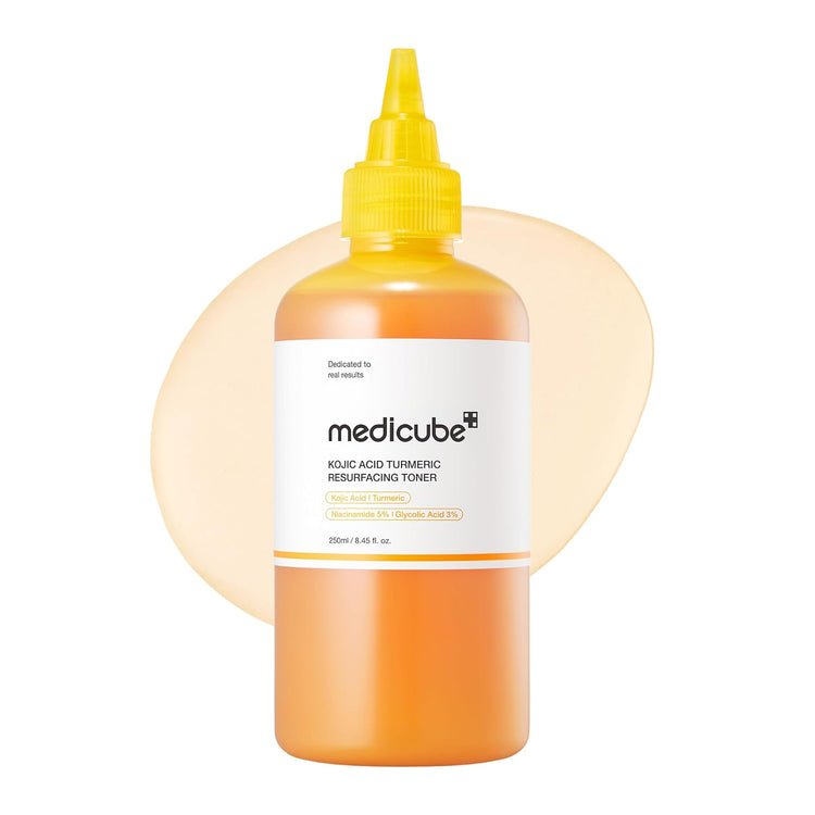 Medicube Kojic Acid Turmeric Resurfacing Toner – 250 ml Tónico facial iluminador y renovador