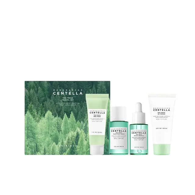 Centella - SKIN1004 Madagascar Centella Tea-Trica Travel Kit (4 piezas)