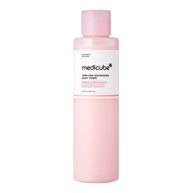 Medicube - Tónico Facial con Niacinamida PDRN Pink Niacinamide Milky Toner (150ml)
